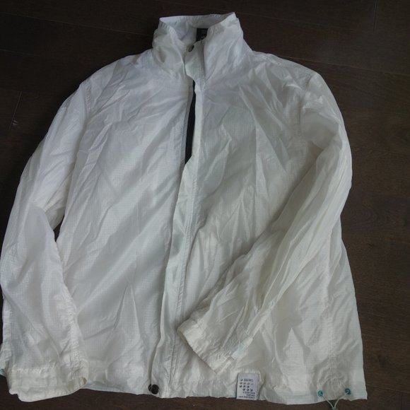 Diesel White Nylon Jacket - Size S - Picture 1 of 7